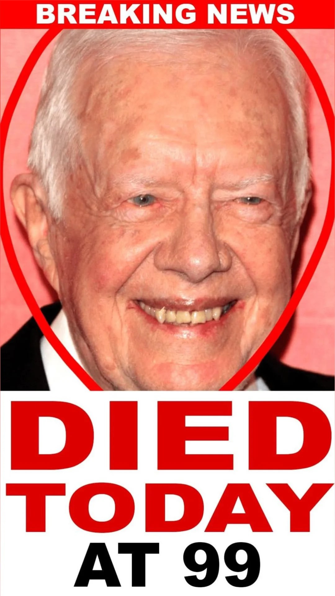 PRAYERS FOR JIMMY CARTER, FORMER US PRESIDENT.