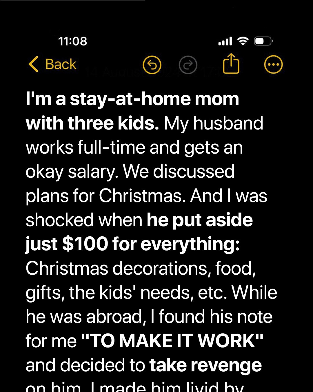 My Husband Gave Me Just $100 for Christmas Food, Gifts, and Decorations – So I Taught Him a Lesson