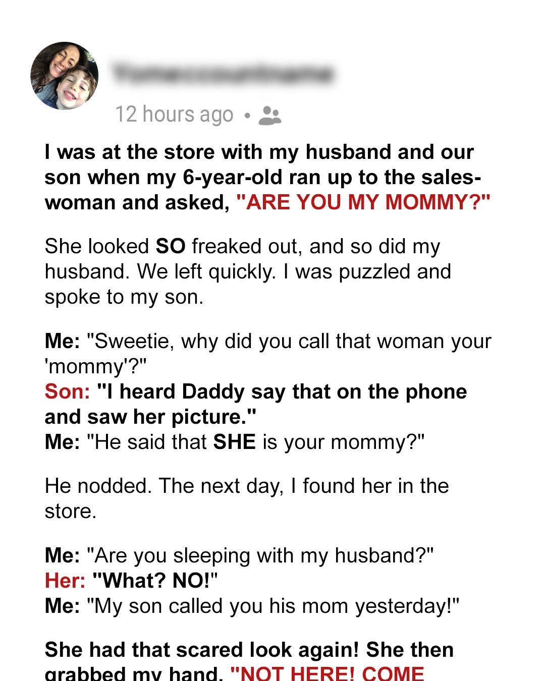 My Little Son Called a Saleswoman in a Store His Mommy – I Was Broken to Discover the Truth