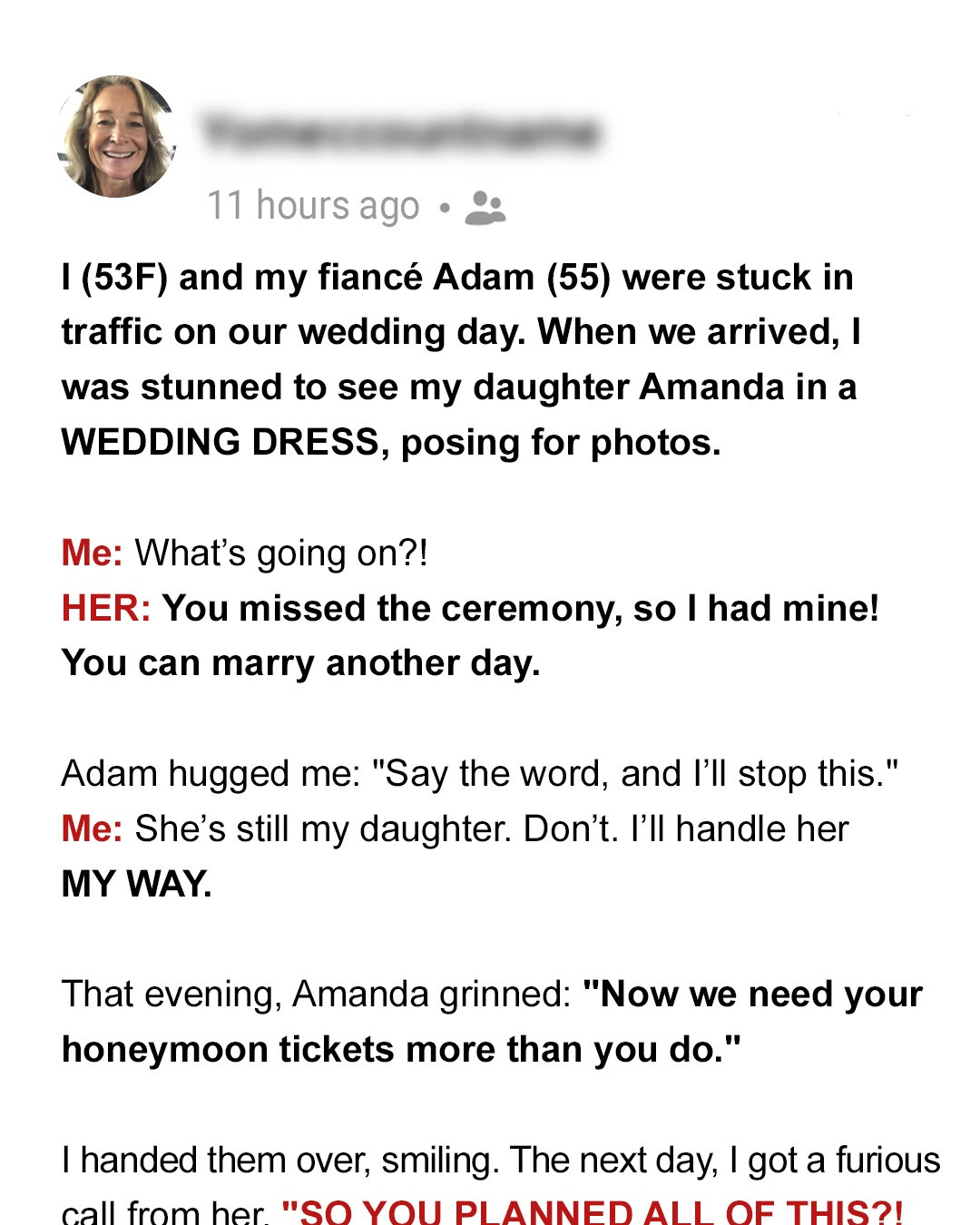 My Entitled Daughter Stole My Wedding, but I Didn’t Let It Slide