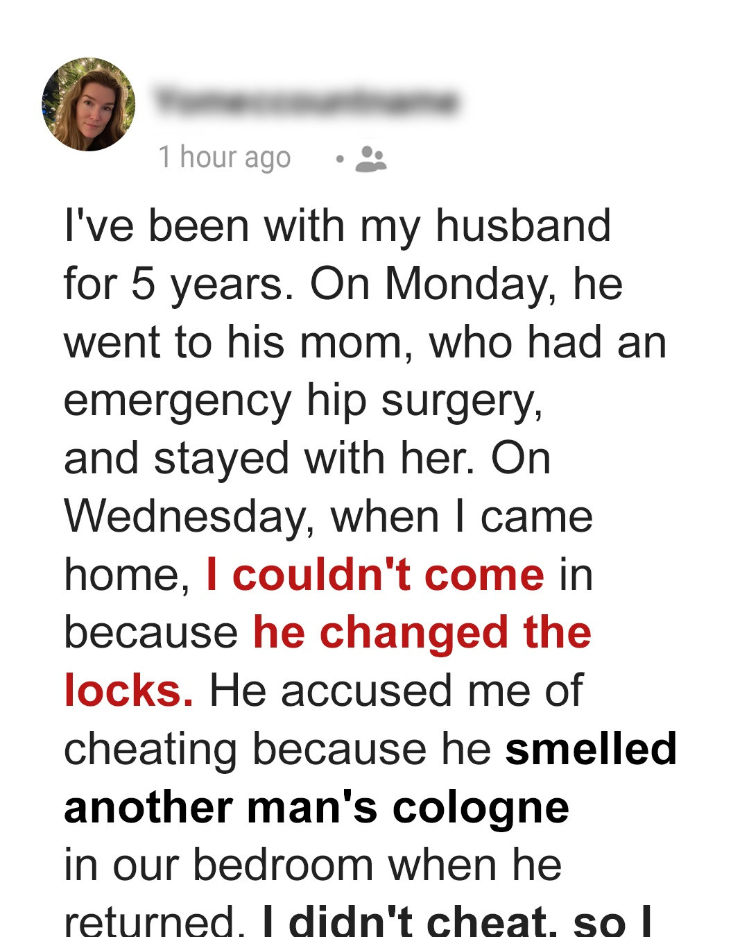 Husband Changes Locks and Throws Wife Out Thinking She Cheated – She Proves Him Wrong