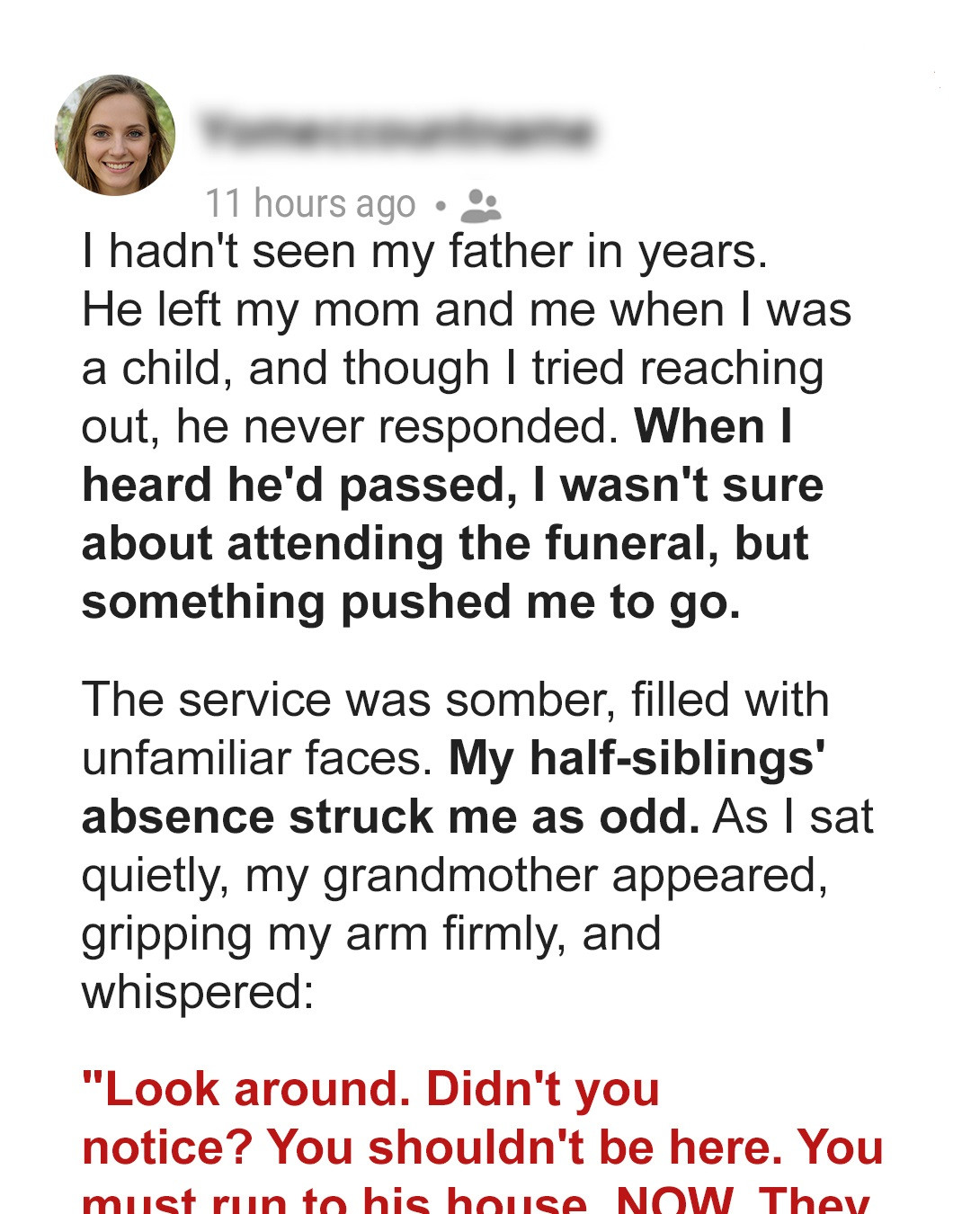 I Attended My Estranged Father’s Funeral — My Grandma Approached Me and Said, ‘You Shouldn’t Be Here’