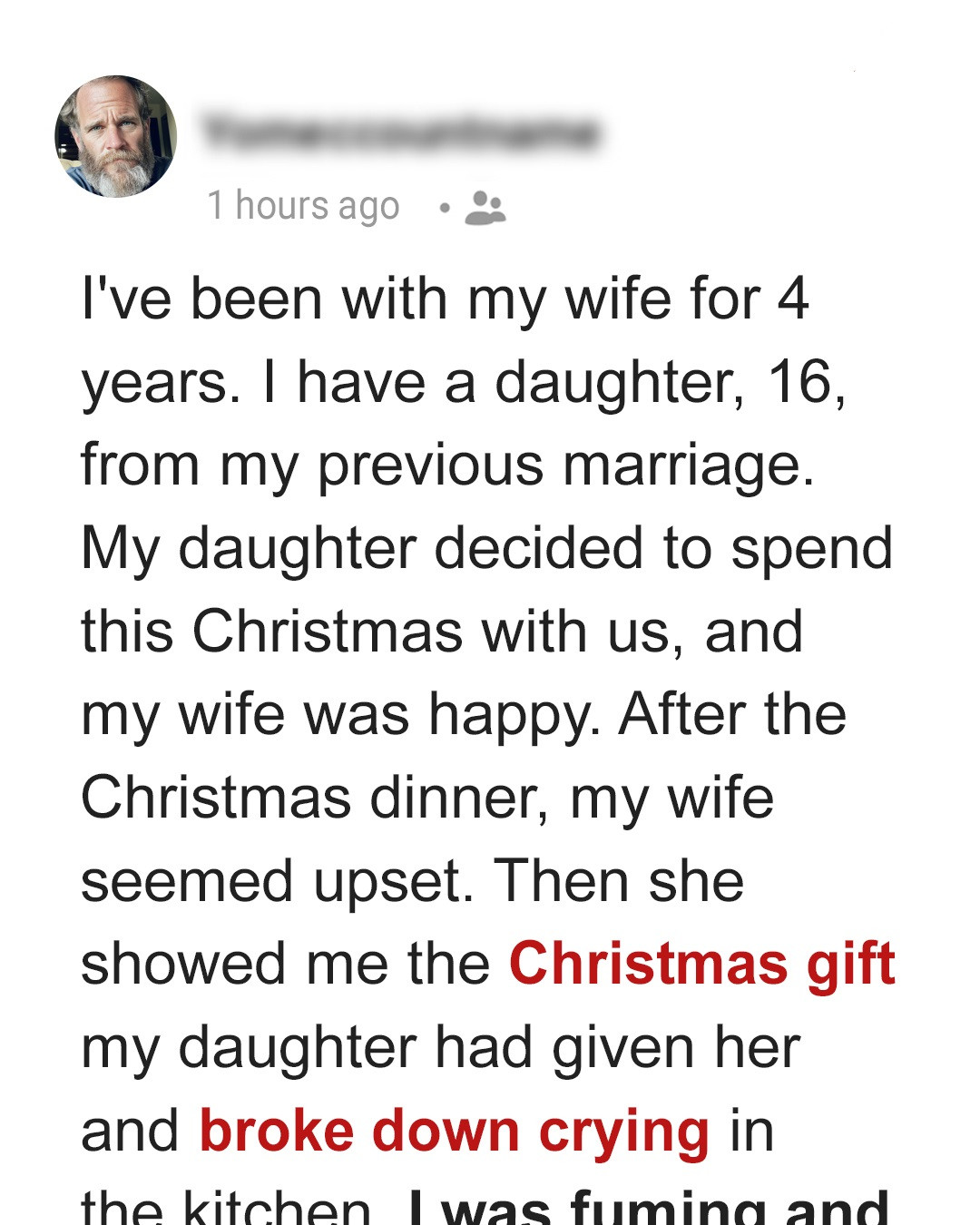 I Punished My Daughter After Her Gift Made My Wife Cry — Is My Decision Justified?