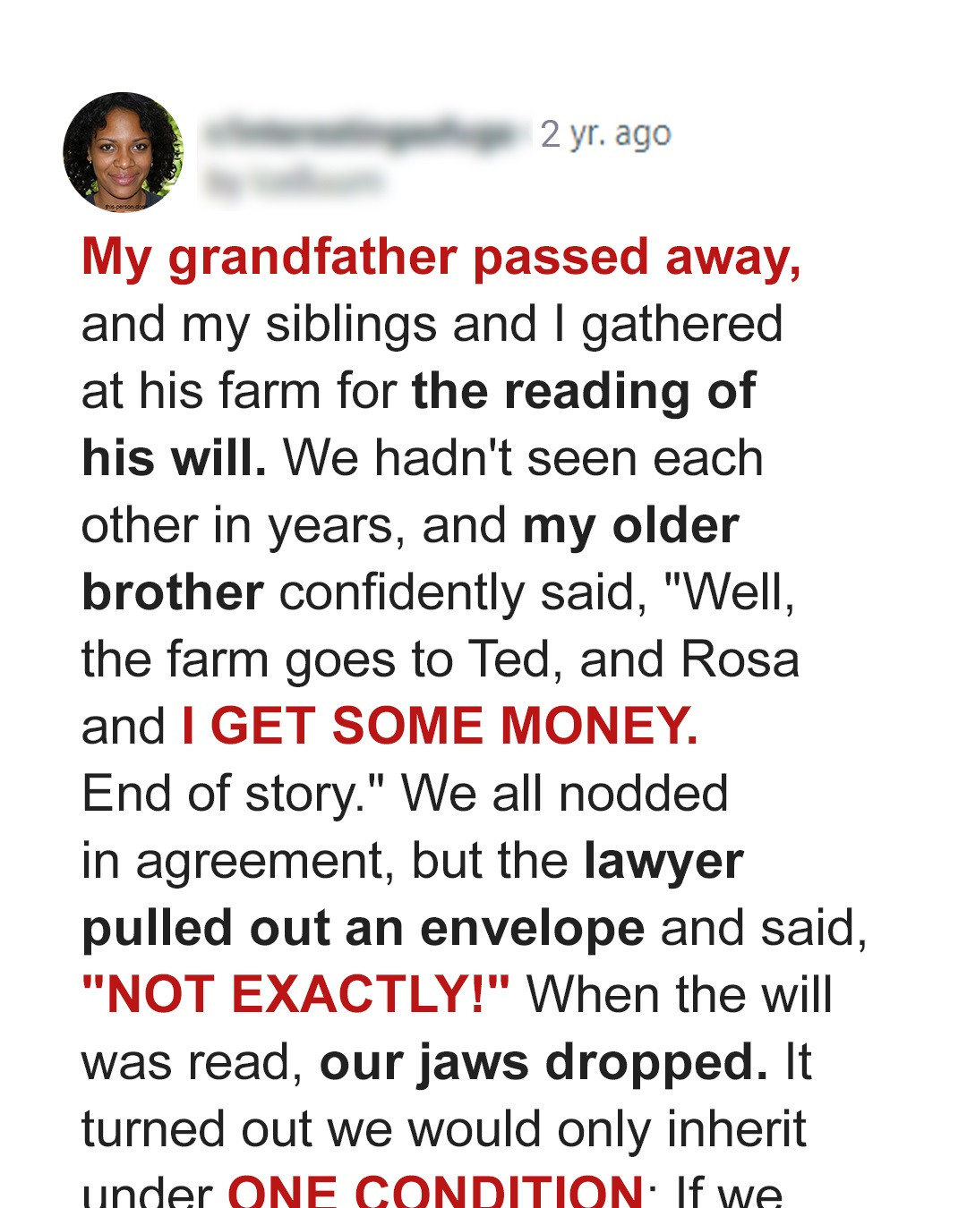 Grandfather Leaves His Farm to Three Grandchildren, but with One Strict Condition — Story of the Day
