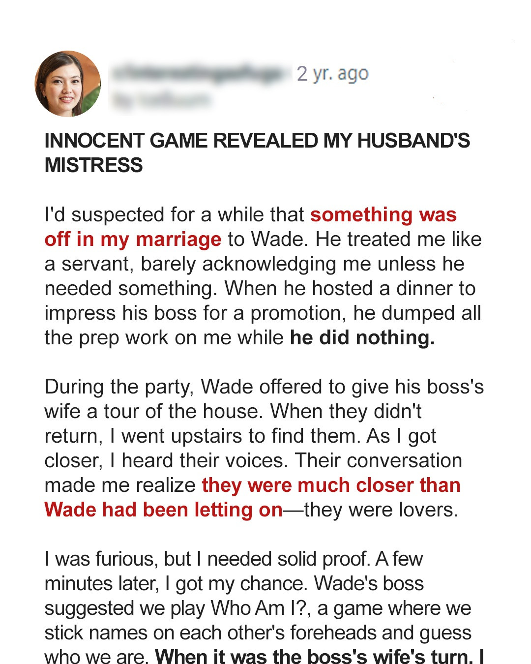 I Checked My Husband’s Phone and Found a Message from His Boss’ Wife, Truth Came Out — Story of the Day