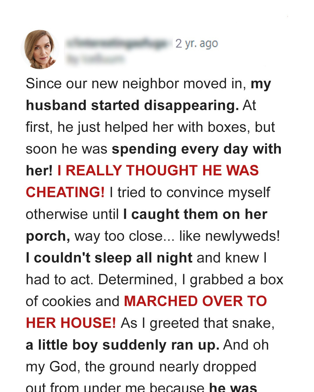 I Caught My Husband in Our New Neighbor’s Arms and Couldn’t Believe Who Her Son Looked Like — Story of the Day