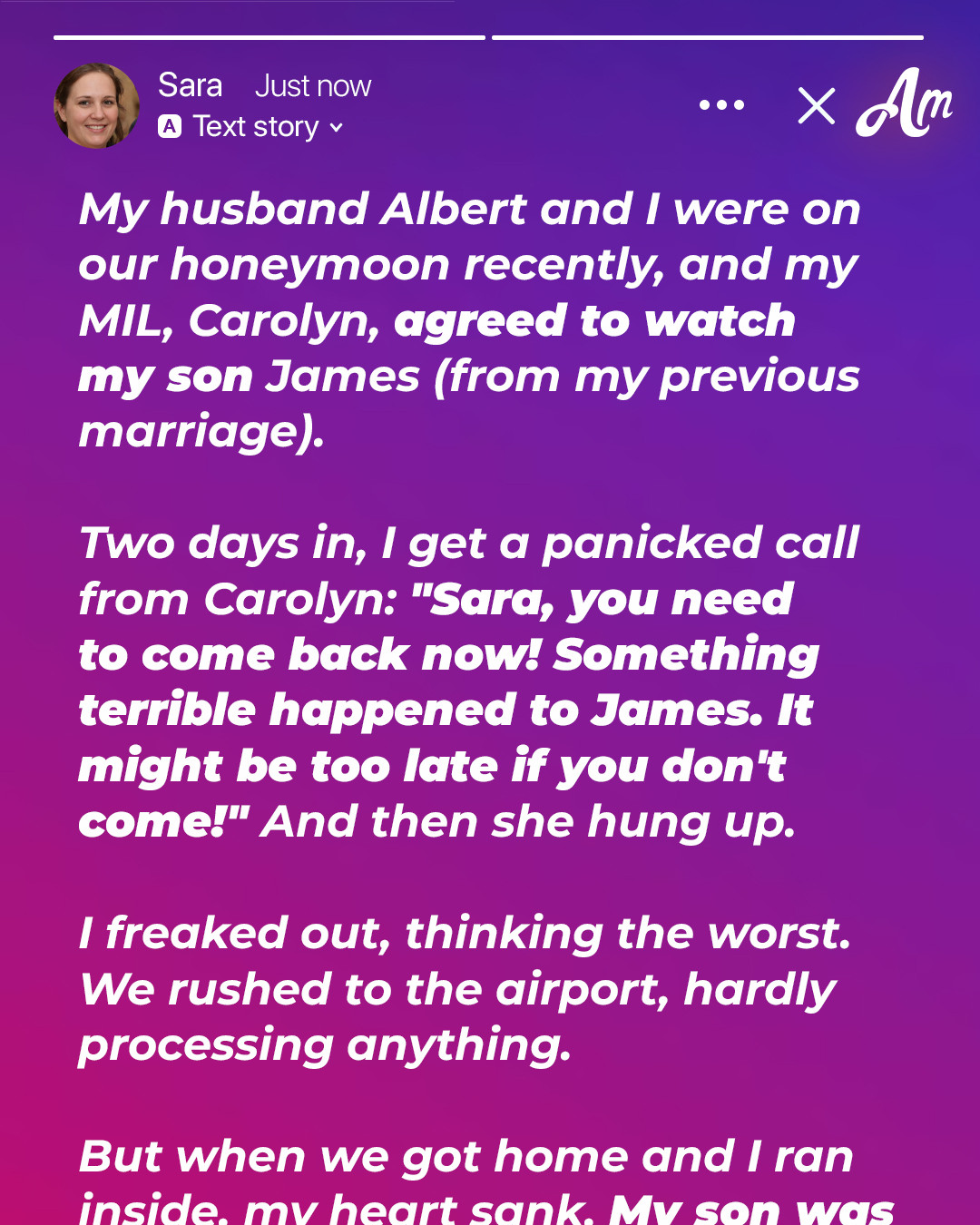 My MIL Called Me Back Home Immediately, Saying Something Terrible Had Happened to My Son—but What I Found Made My Jaw Dro