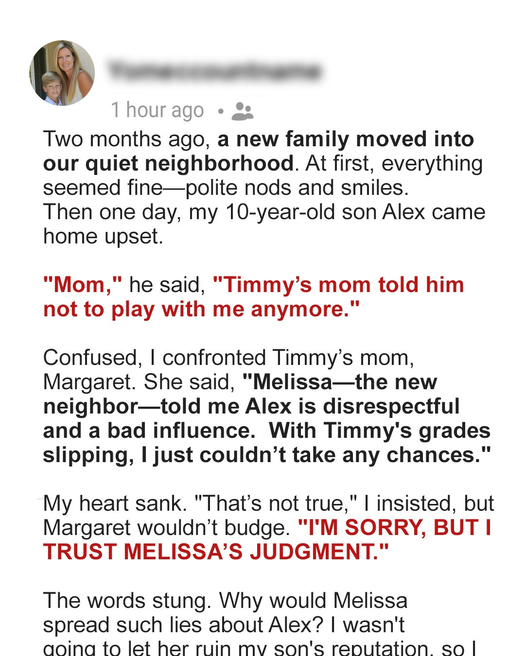 My Neighbor Started Spreading Rumors That My Son Was Rude & Ill-Mannered – When I Found Out Her Reason, I Put Her in Her Place