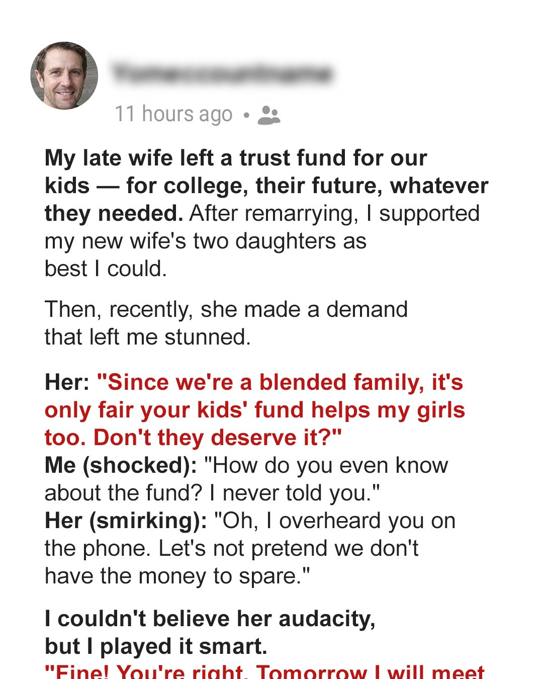 My New Wife Demanded I Use My Late Wife’s Money Left for Our Kids on Her Daughters — My Lesson Was Strict