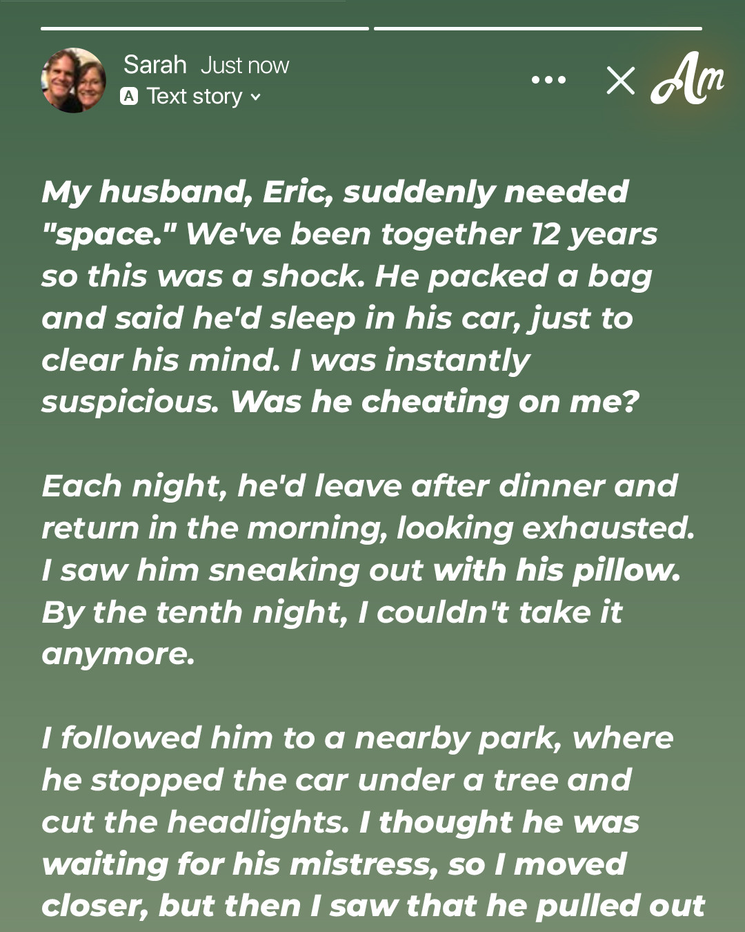 For 10 Days, My Husband Claimed to Be Sleeping in His Car — I Thought He Was Cheating, but the Reality Was Crazier