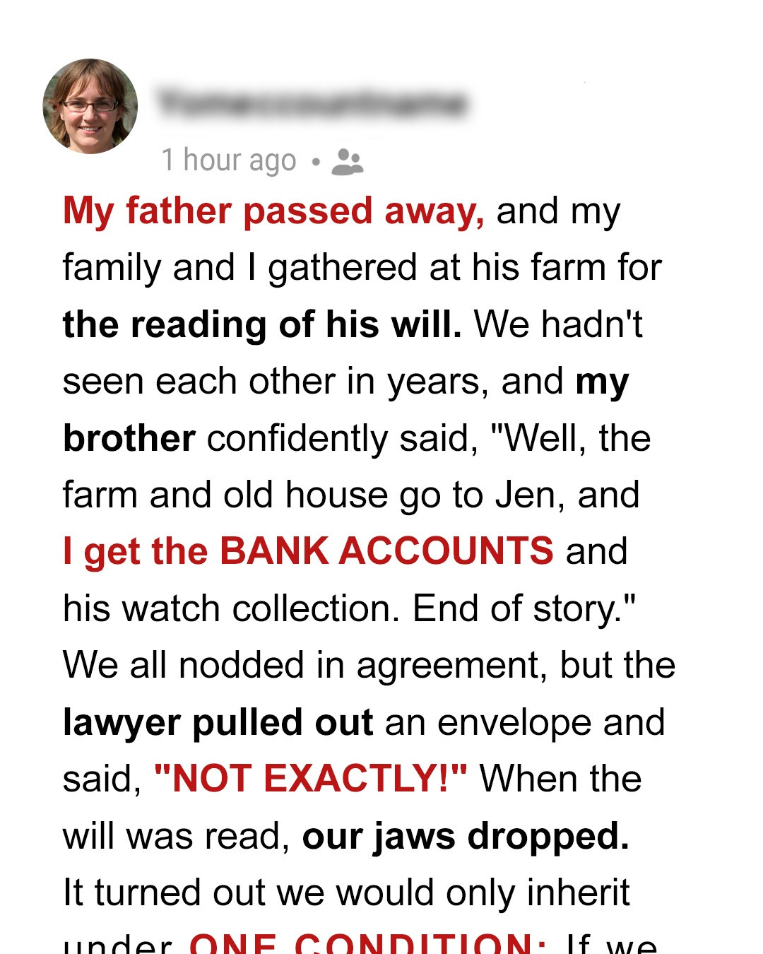My Late Father’s Will Hinged on Five Years of Marriage, but My Husband’s Secret Could Ruin Everything – Story of the Day