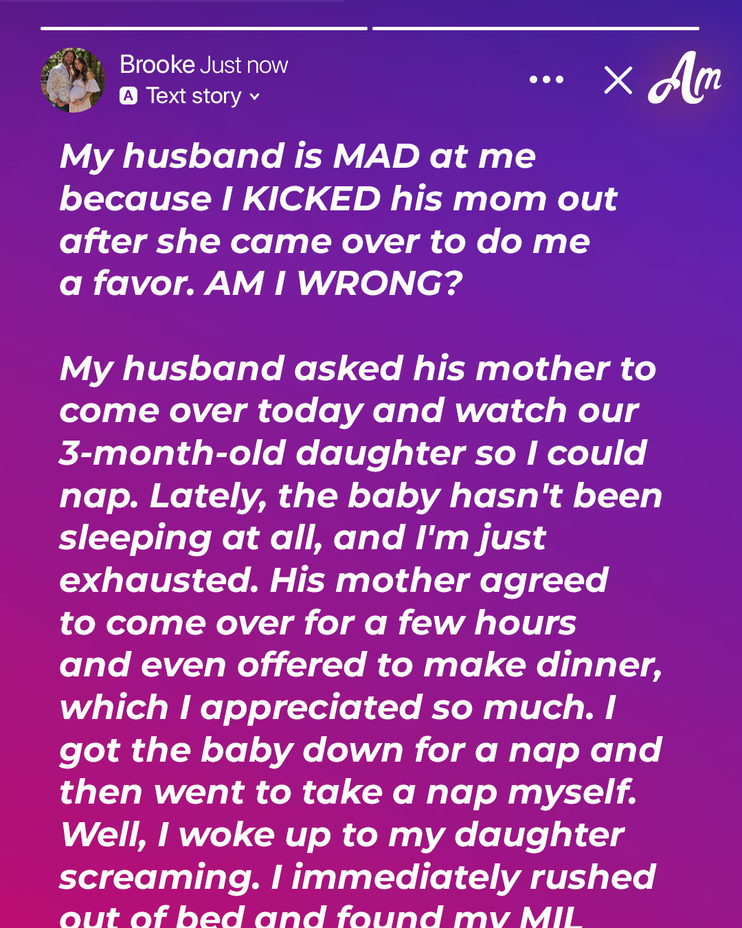 Am I Wrong for Kicking My MIL Out of My Home after She Came over to Do Me a Favor?