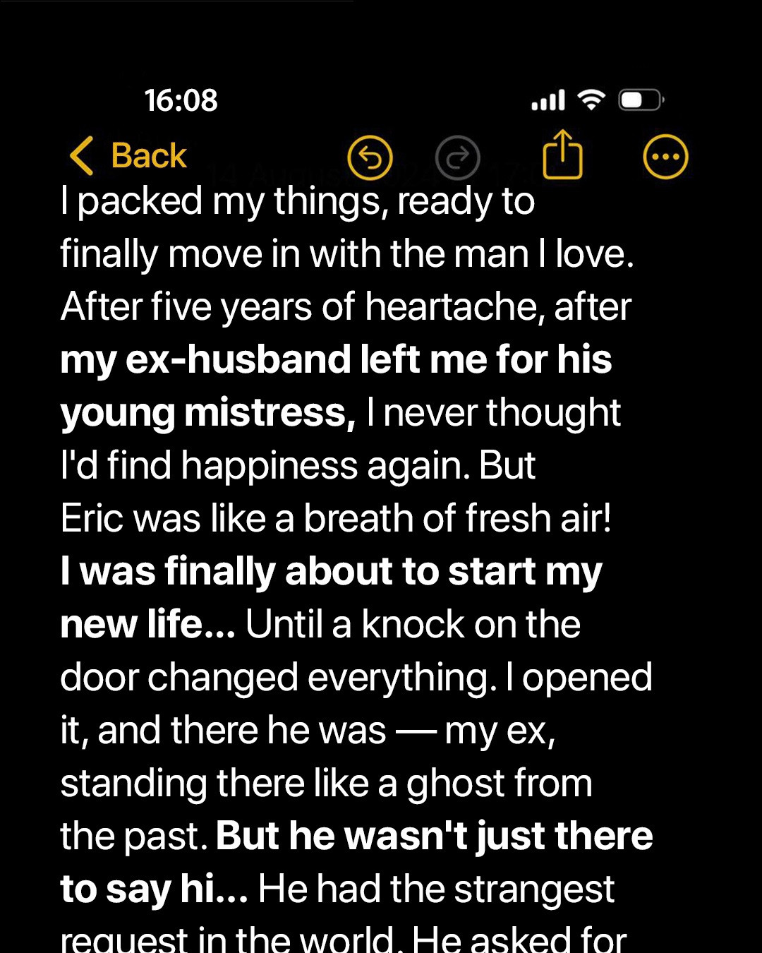 My Ex-Husband Left Me for Another Woman, Then Returned with a Request I Never Expected — Story of the Day