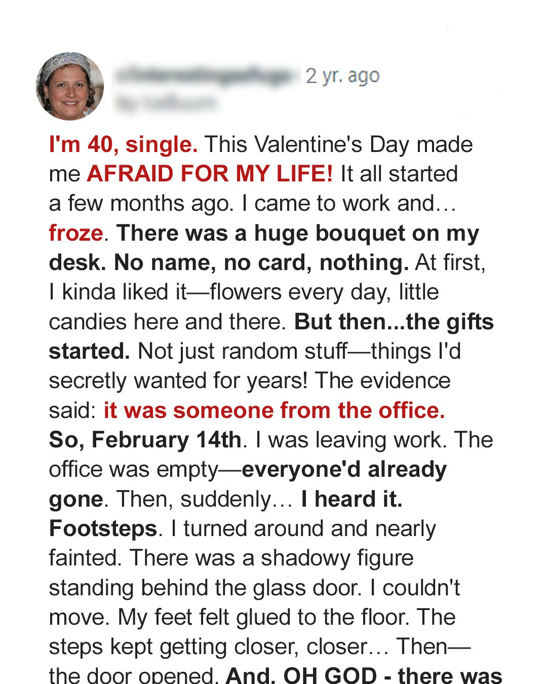 For Months, I Kept Receiving Gifts From a Secret Admirer, but the Truth I Discovered on Valentine’s Day Shocked Me — Story of the Day