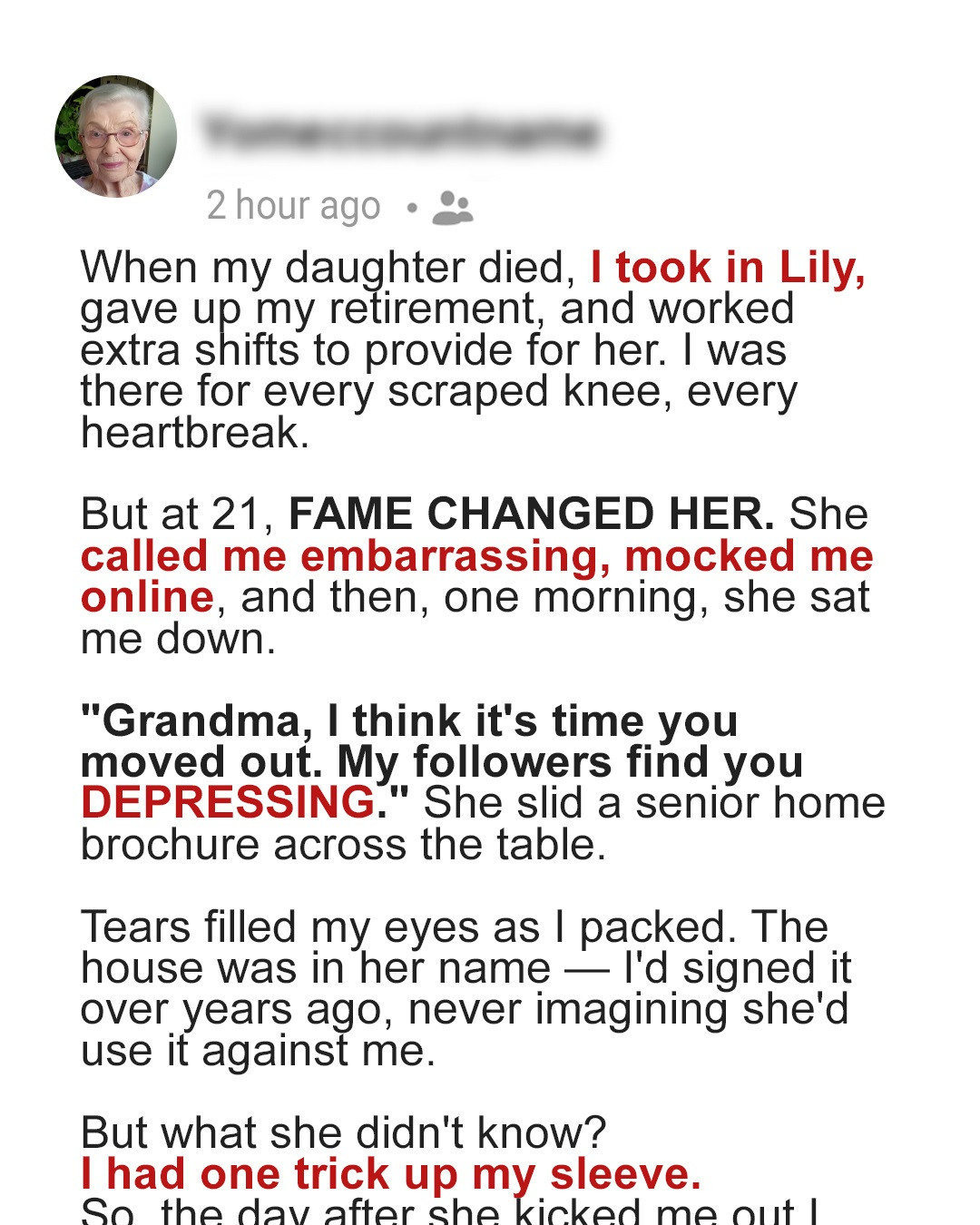 My Granddaughter Kicked Me Out of My House for ‘Embarrassing’ Her in Front of Her Followers — In Return, I Taught Her a Lesson That Changed Her Forever