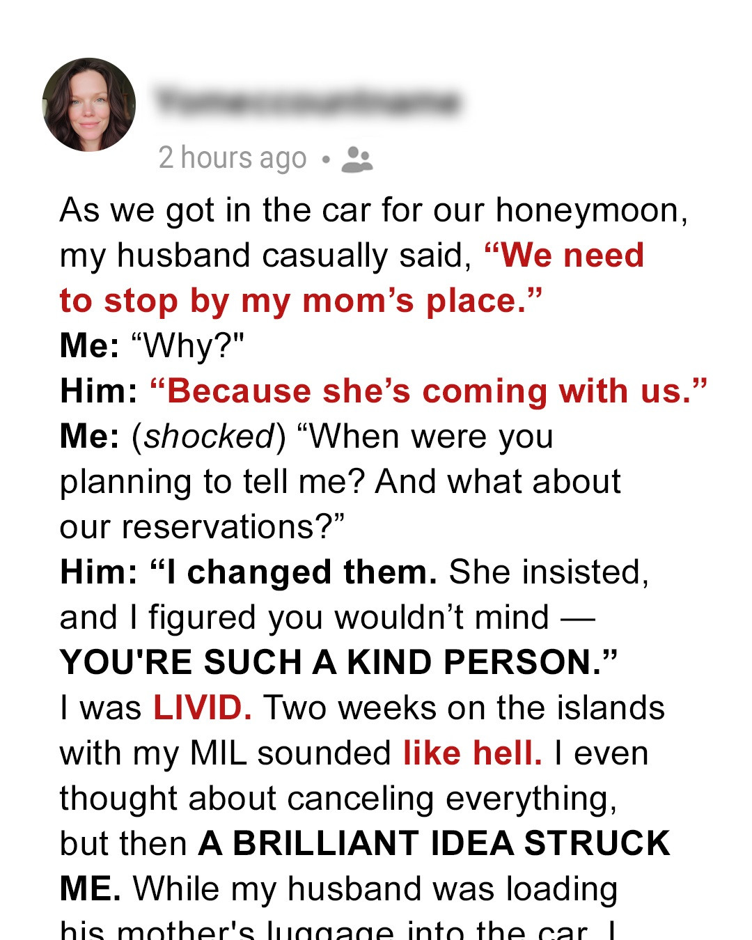 My MIL Went on My Honeymoon to Make My Life Hell — I Didn’t Want to Put up with It & Planned the Perfect Payback