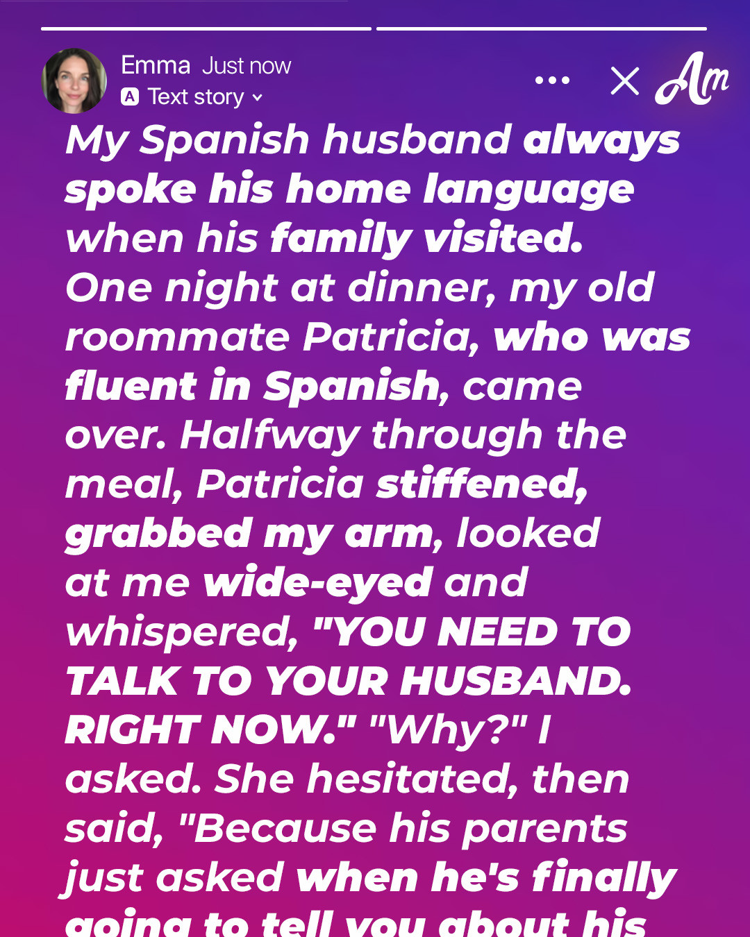 My Spanish Husband Always Spoke His Native Language with His Parents—Until My Friend Uncovered His Biggest Lie