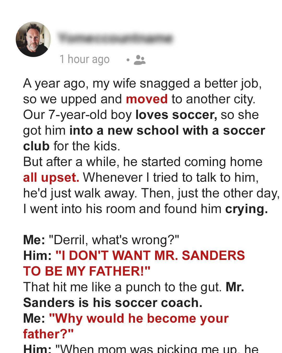 My 7-Year-Old Son Kept Coming Home from School Upset — the Reason Left Me Stunned