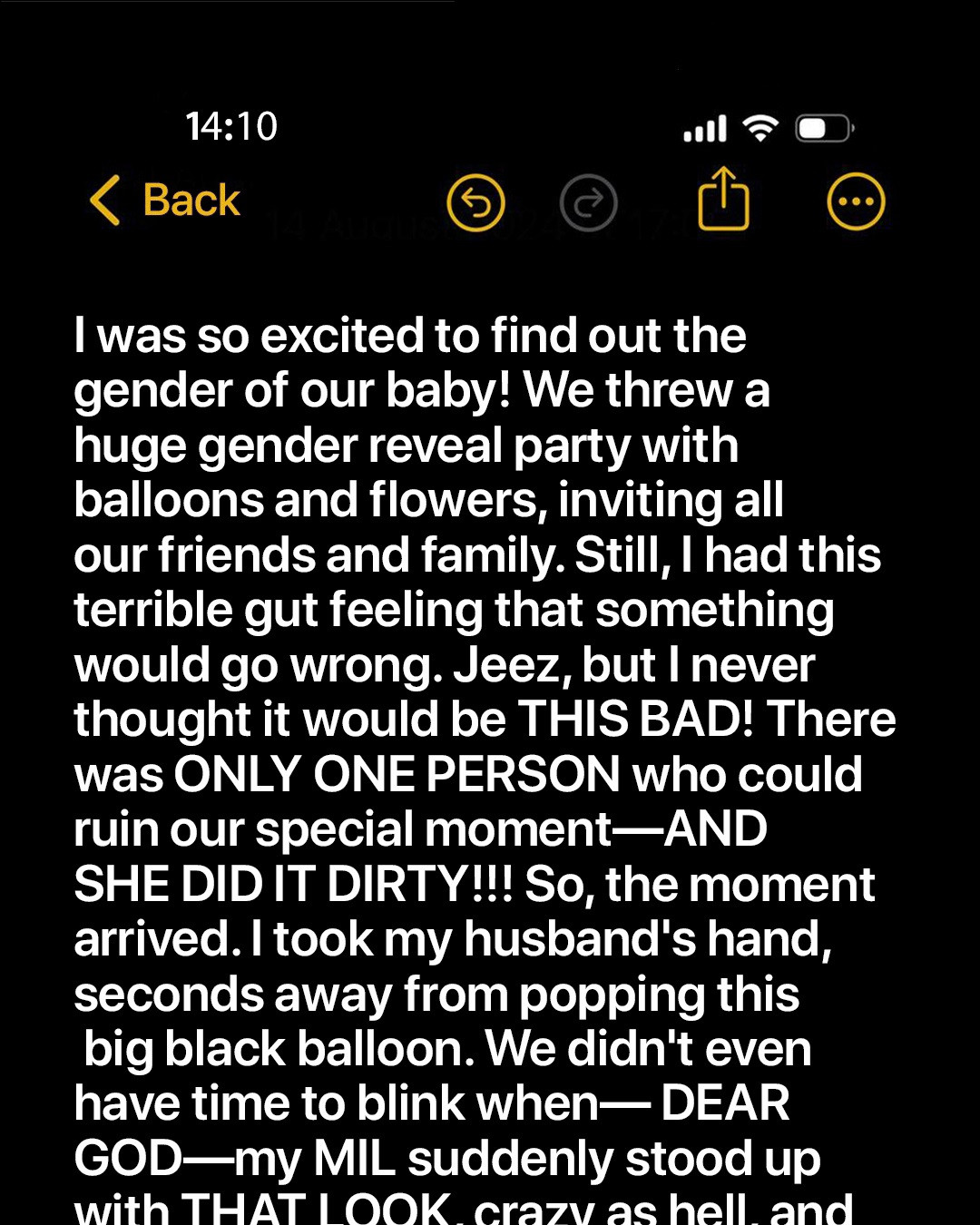 My MIL Sabotaged Our Gender Reveal but Regret Hit Her Harder than She Could Imagine — Story of the Day