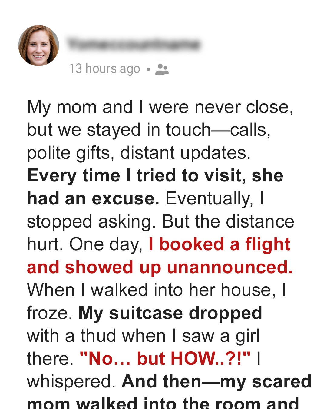 My Mom Avoided Me for Years—I Decided to Surprise Her Without Warning and Was Shocked by What She’d Been Hiding