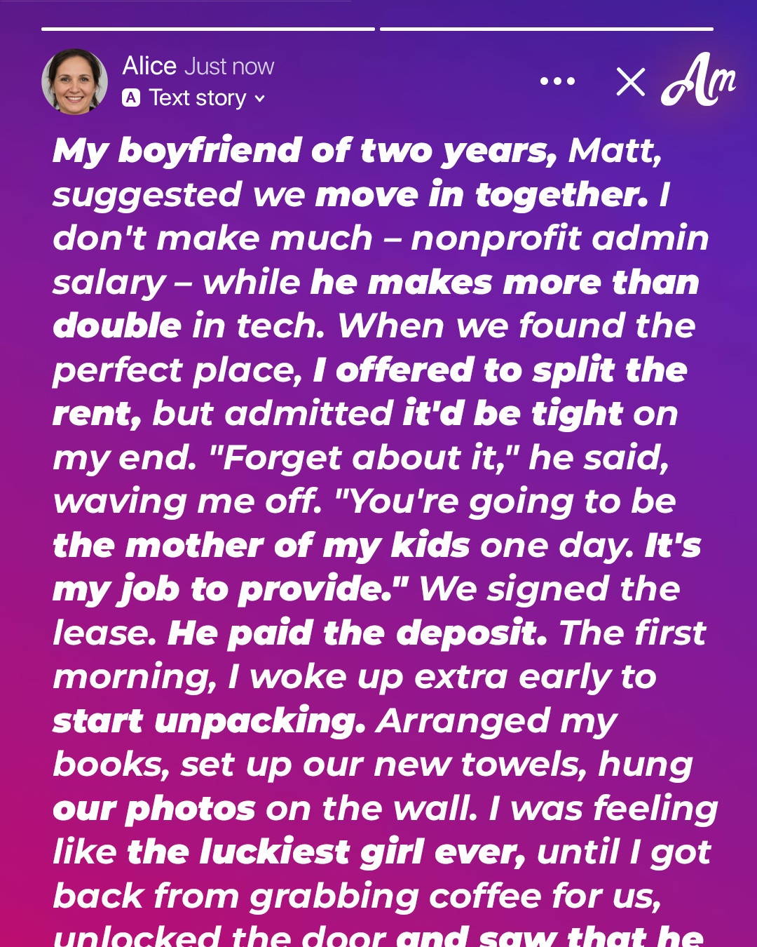 My Boyfriend Insisted on Covering Our Rent — I Wish I Didn’t Let Him