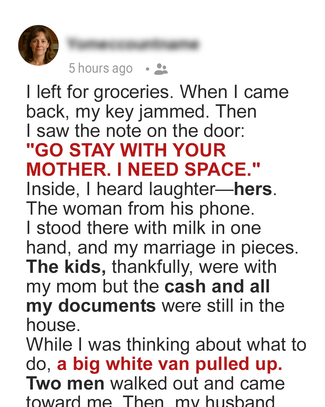 My Husband Kicked Me Out to Be with His Mistress – He Had No Idea What Was Coming for Him