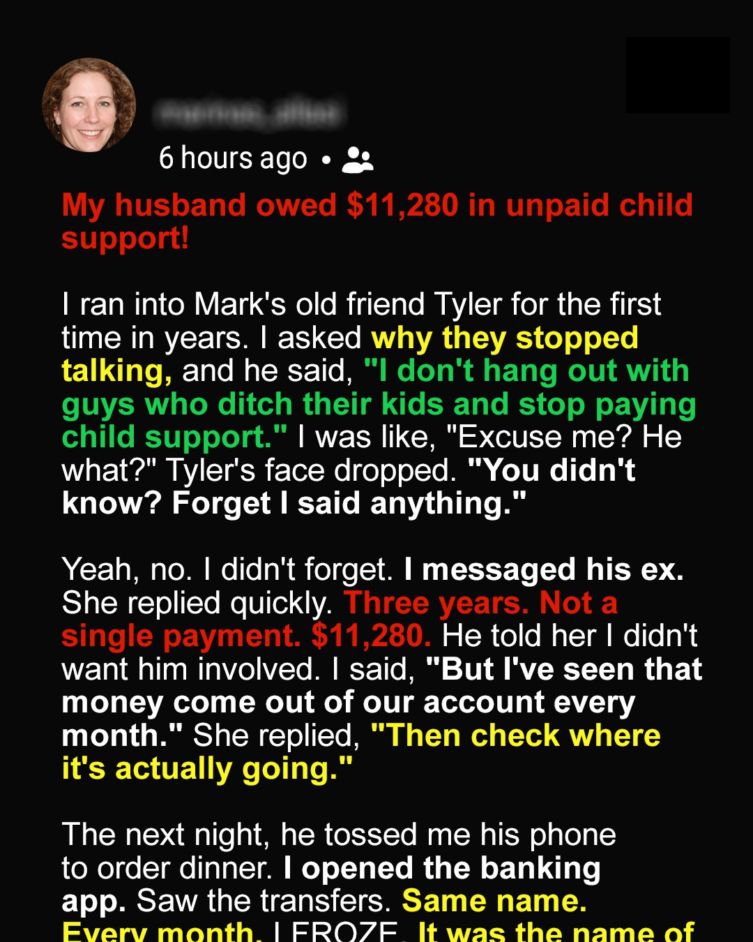 I Found Out My Husband Owed $11,280 in Unpaid Child Support – What He Was Really Spending Money on Made Me Gasp