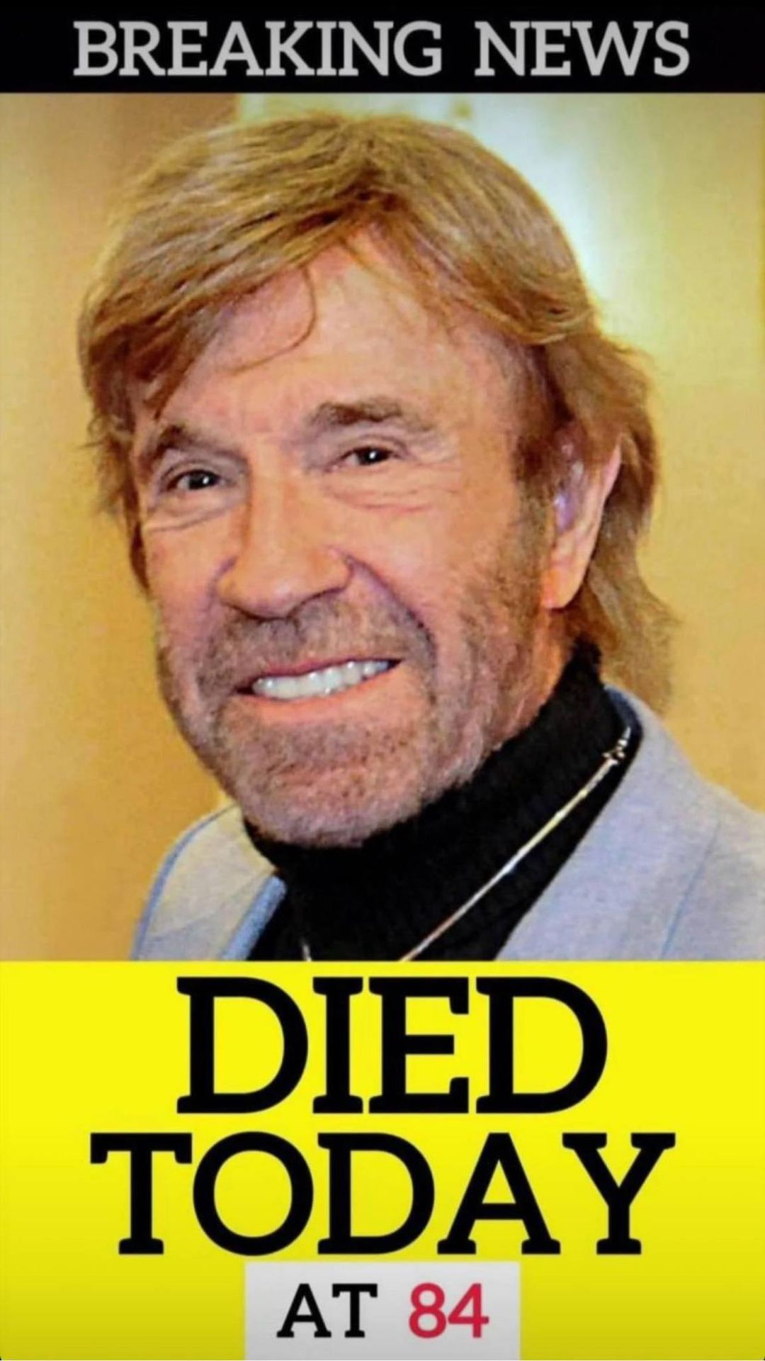 Chuck Norris is fi-ghting for life – Prayers needed
