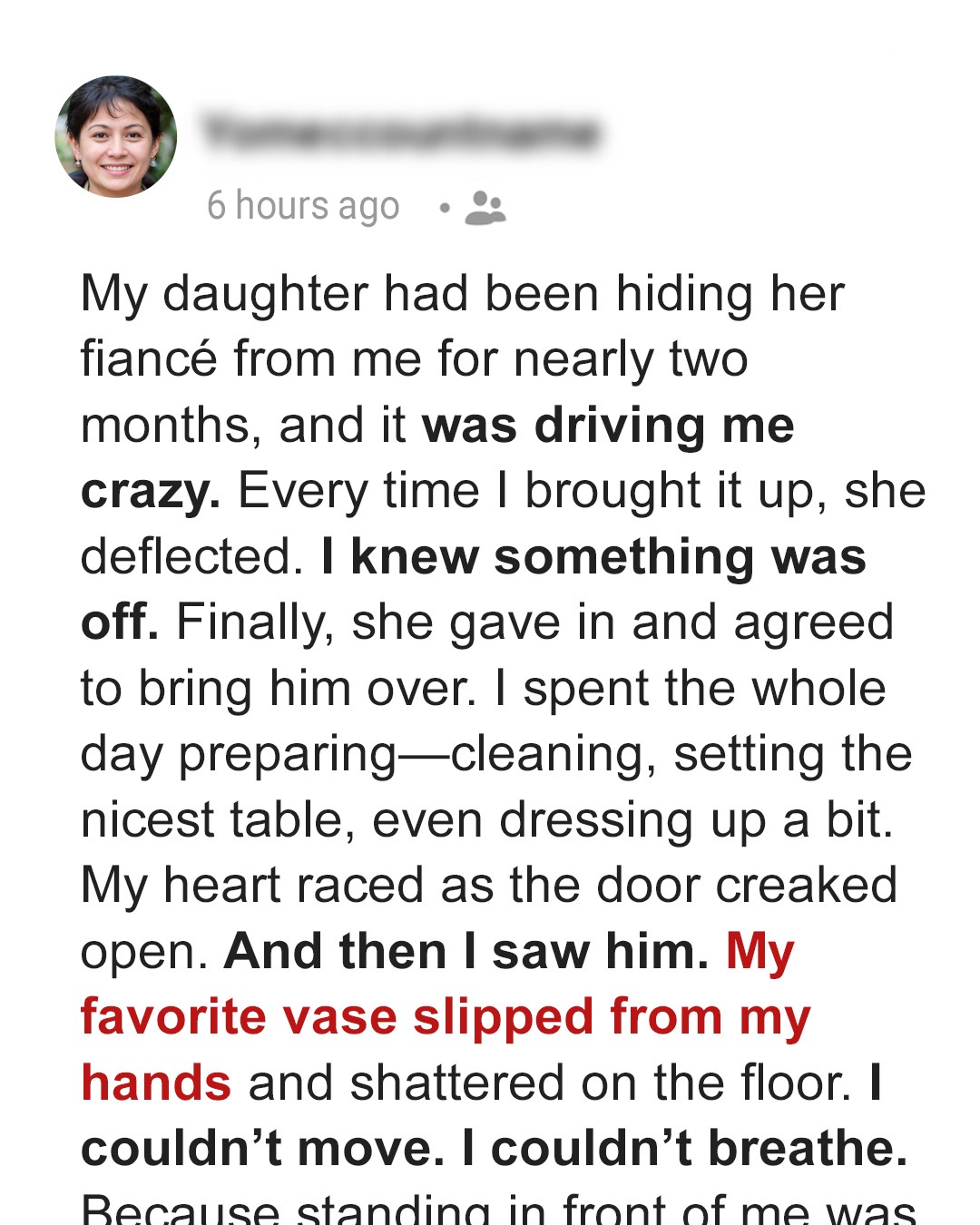 My Daughter Brought Her Fiancé Home to Meet Us – I Nearly Fainted When I Saw His Face