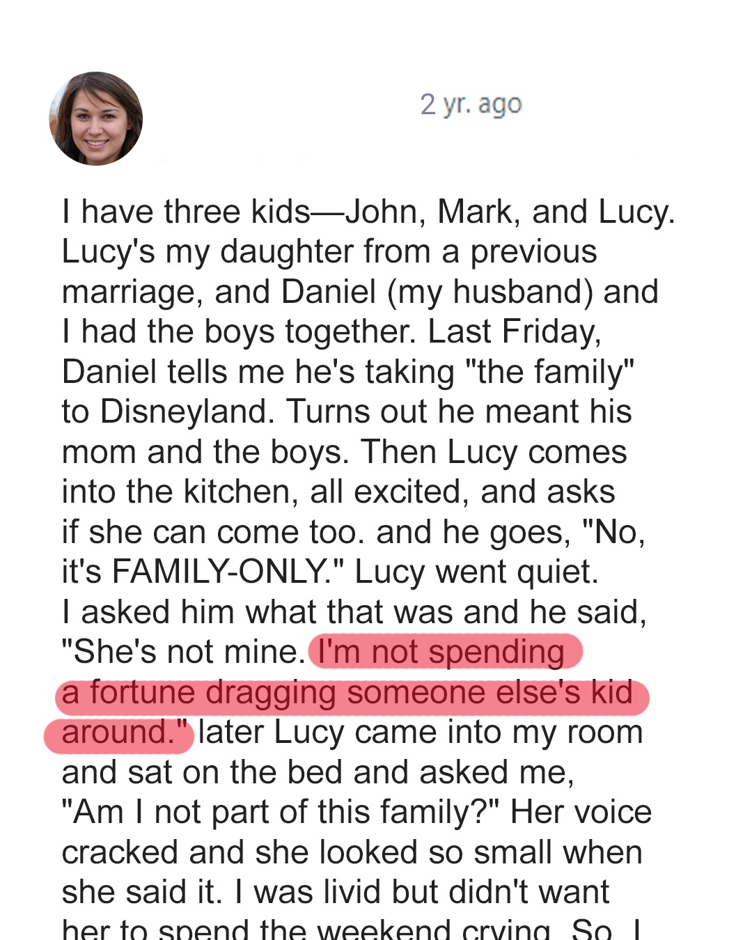 My Husband Took His Sons on a ‘Family-Only’ Trip And Left My Daughter at Home