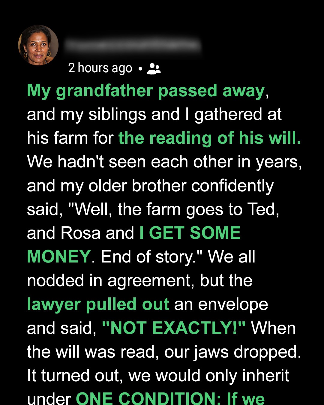 Grandfather Leaves His Farm to Three Grandchildren, but with One Strict Condition — Story of the Day