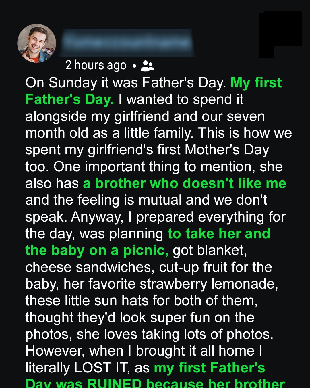 I Was Excited to Spend My First Father’s Day with My Son – But What My Girlfriend’s Brother Did Left Me Shocked