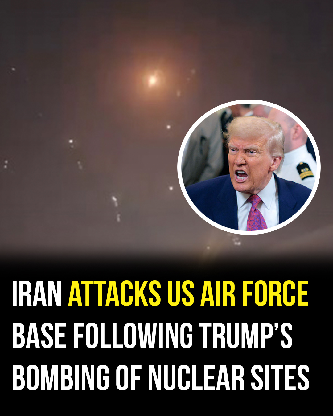 Iran fires missiles at U.S. base in Qatar