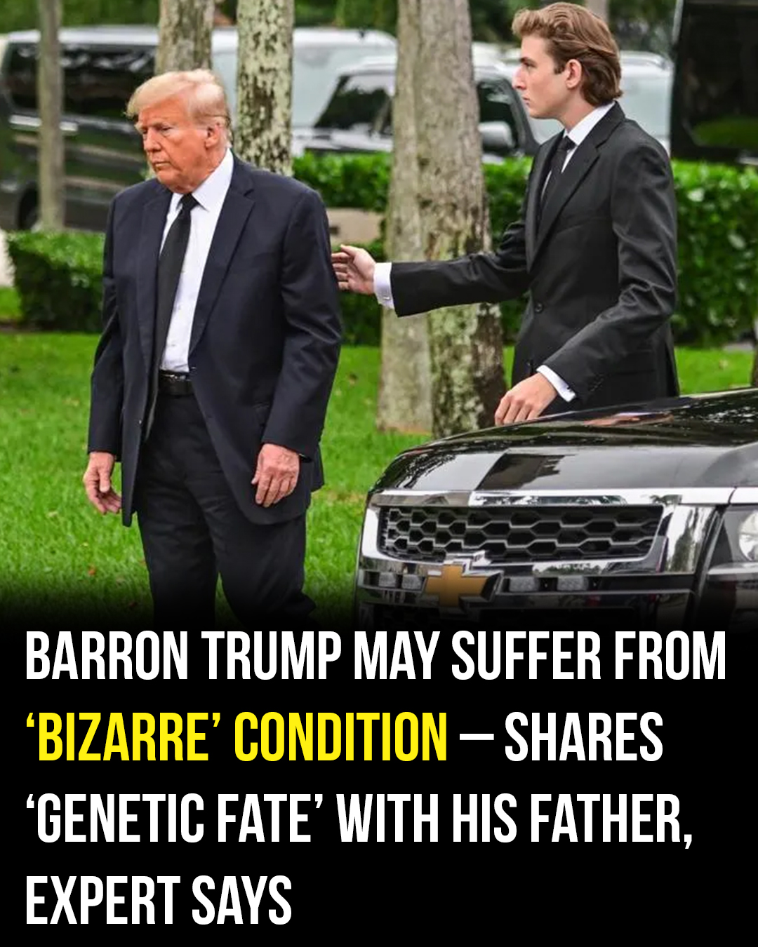 Barron Trump might be suffering from same ‘genetic condition’ as Donald Trump