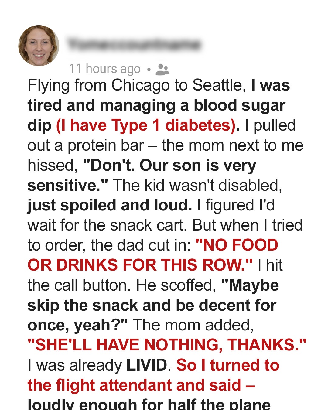 Rude Parents Demanded I Not Eat on the Plane Because Their Spoiled Kid ‘Might Throw a Tantrum’ – I Taught Them a Lesson Instead