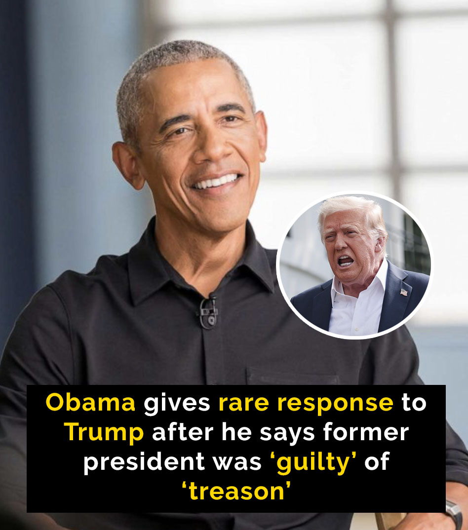 Obama responds after Trump accuses him over 2016 election