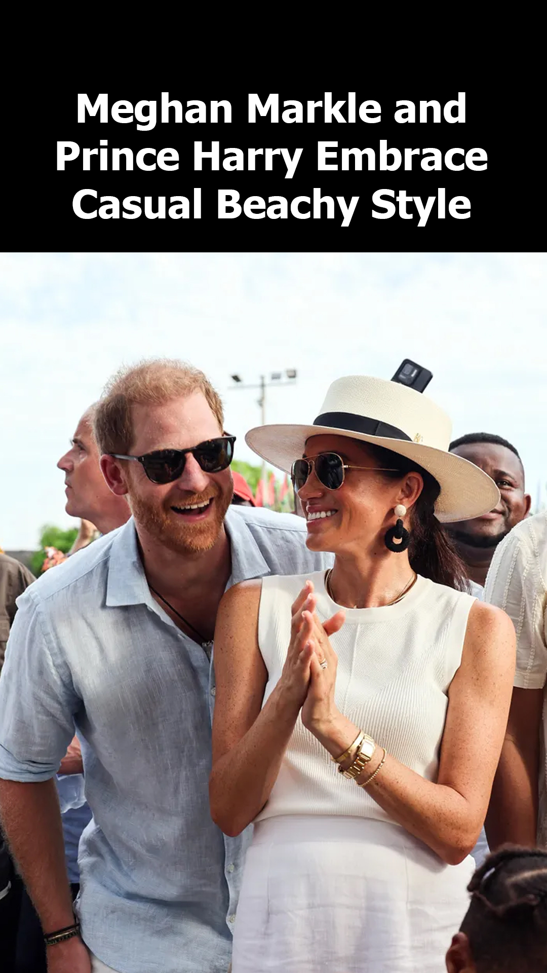 Meghan Markle and Prince Harry Embrace Casual Beachy Style While Watching Archie Surf
