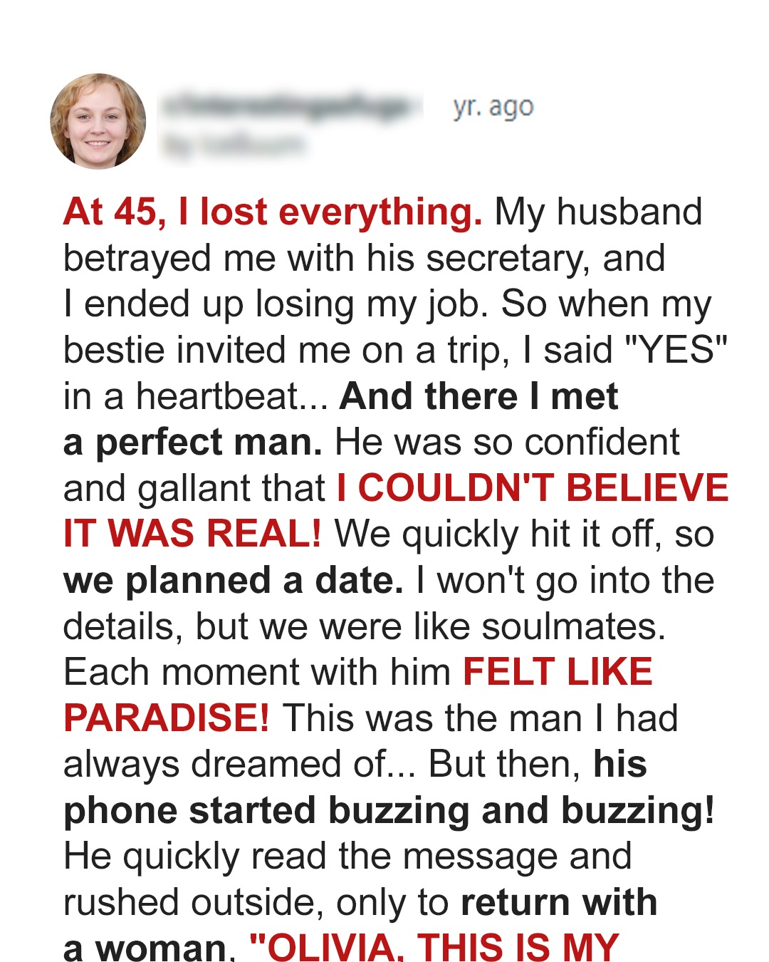 My Boyfriend’s Ex Crashed Our Date to Invite Us to Dinner, but the Real Shock Came Later – Story of the Day