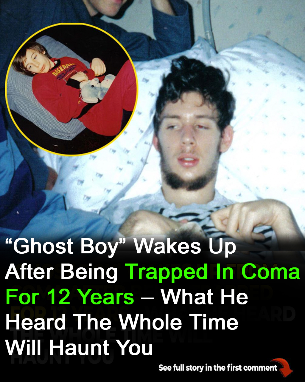 “Ghost Boy” woke up from coma after being trapped for 12 years