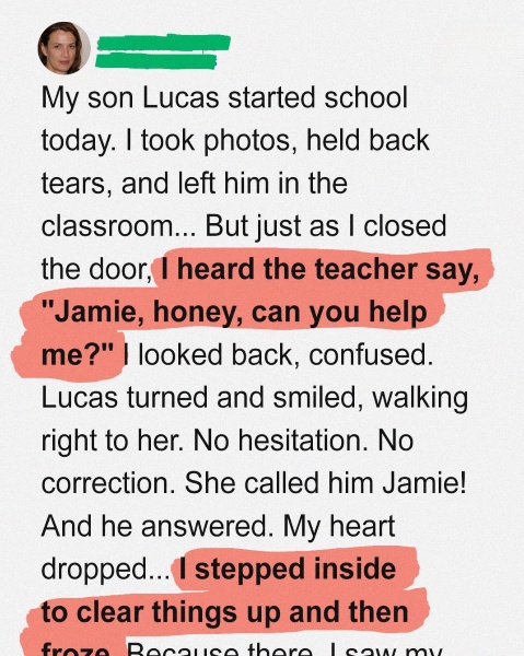 On the First Day of School, the Teacher Called My Son by a Different Name, and He Acted Like It Was Completely Normal – Story of the Day