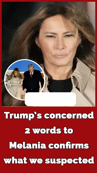 Donald Trump’s concerning 2 words to Melania after UK landing, revealed by lip reader