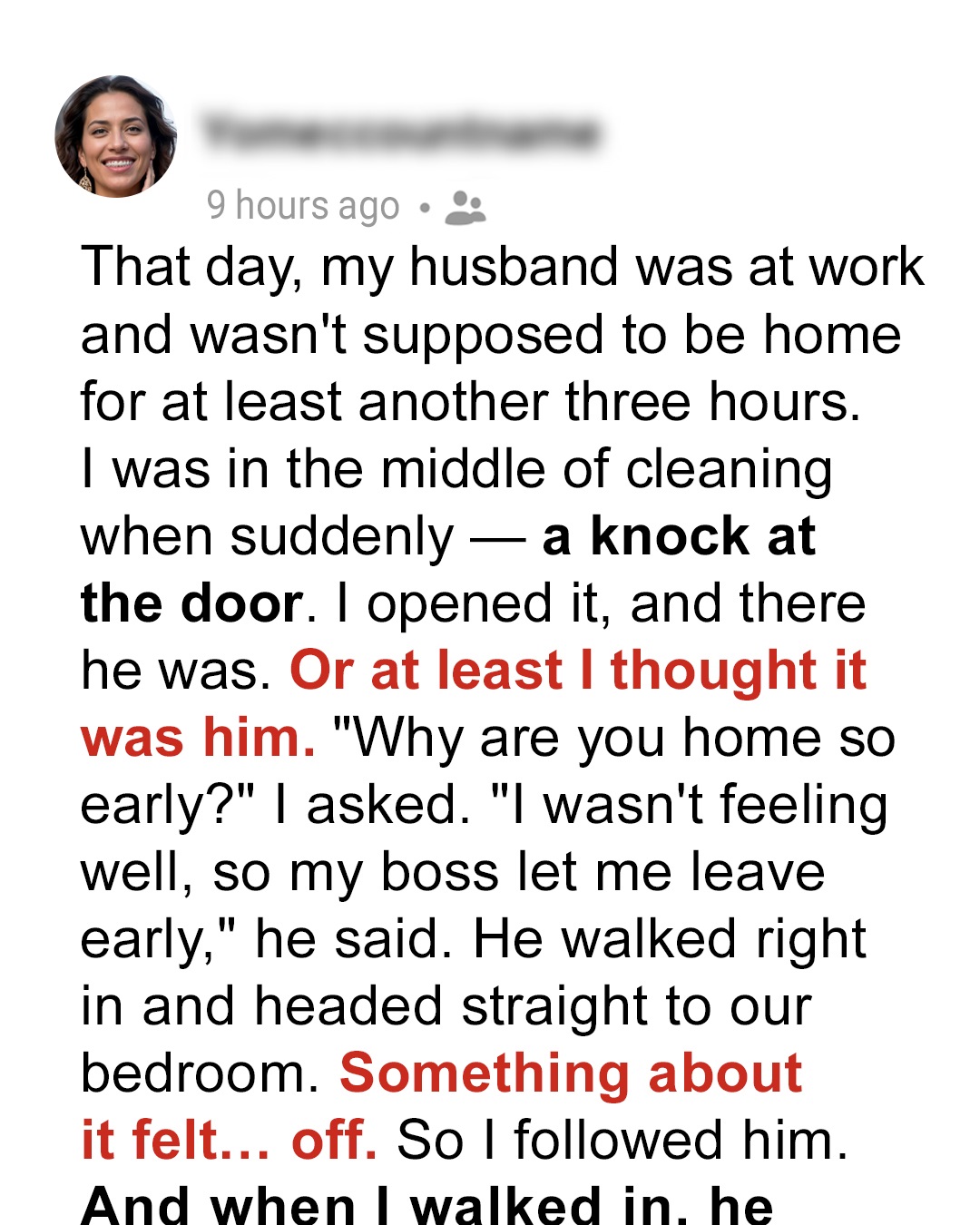 While My Husband Was at Work, the Twin We Never Knew About Came Home Pretending to Be Him