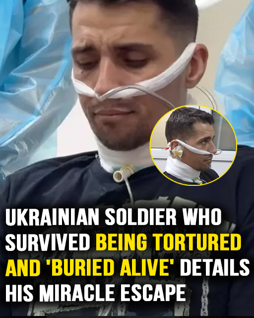 Ukrainian soldier tortured and “buried alive” shares details of his miracle escape