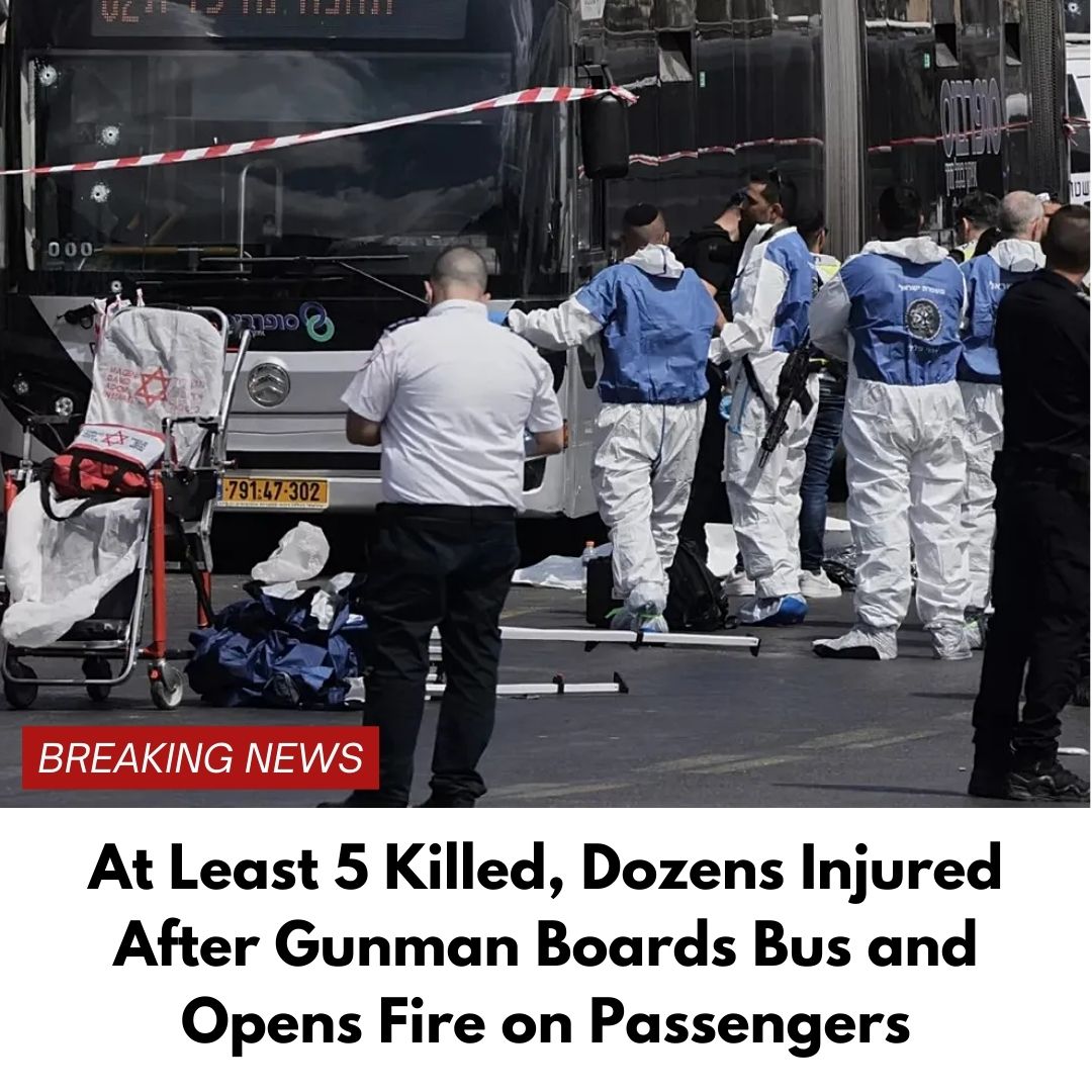 At Least 5 Killed, Dozens Injured After Gunman Boards Bus and Opens Fire on Passengers