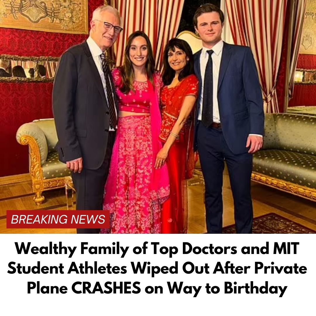Wealthy Family of Top Doctors and MIT Student Athletes Wiped Out After Private Plane CRASHES on Way to Birthday
