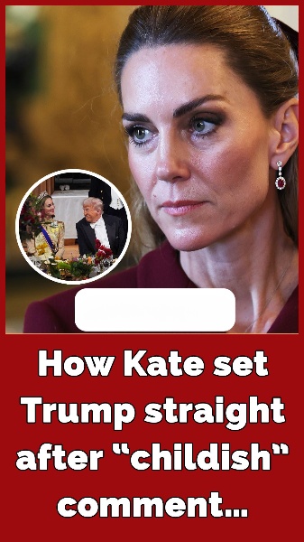 The body language move Kate Middleton used to set Donald Trump straight