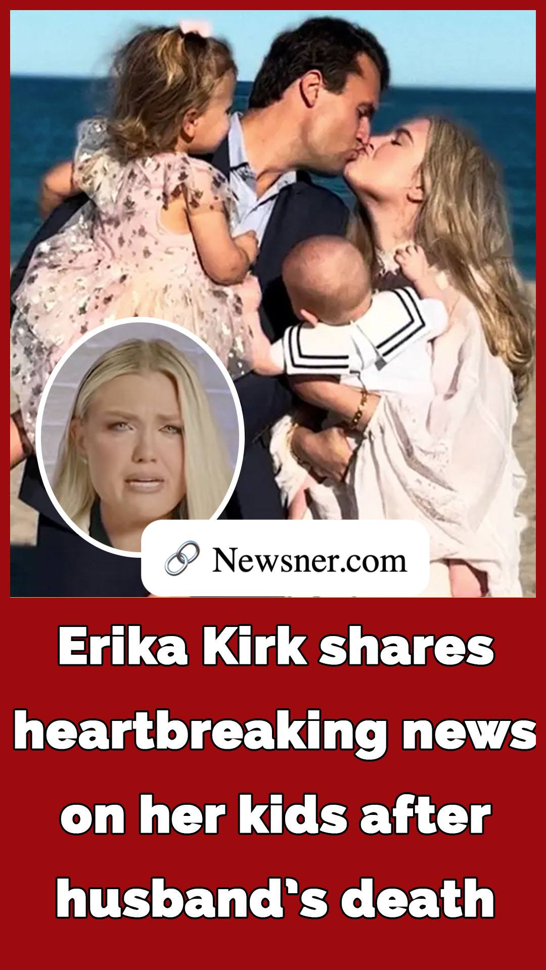 Charlie Kirk’s widow reveals heartbreaking way she told her kids their dad was murdered