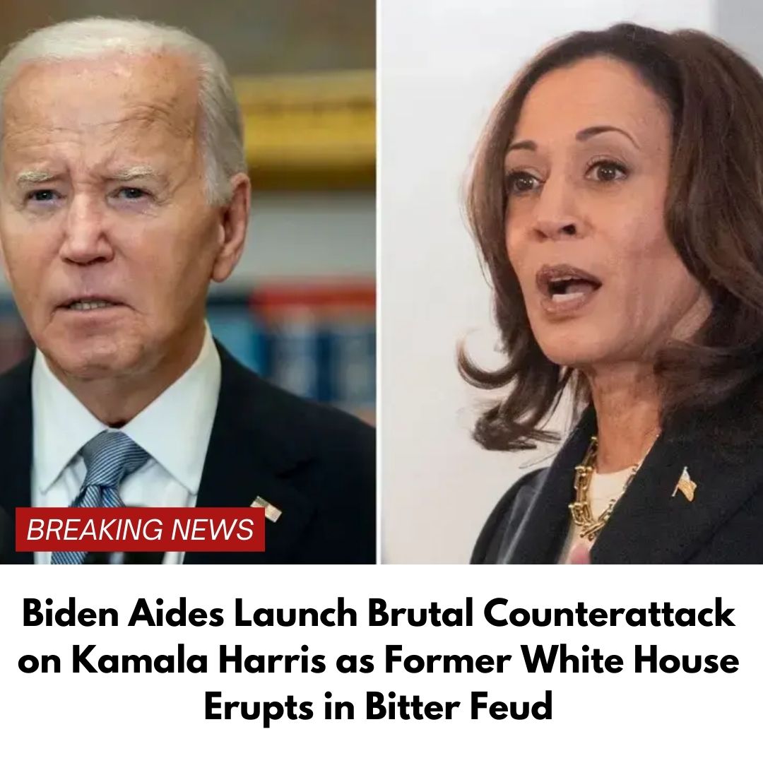 Biden Aides Launch Brutal Counterattack on Kamala Harris as Former White House Erupts in Bitter Feud