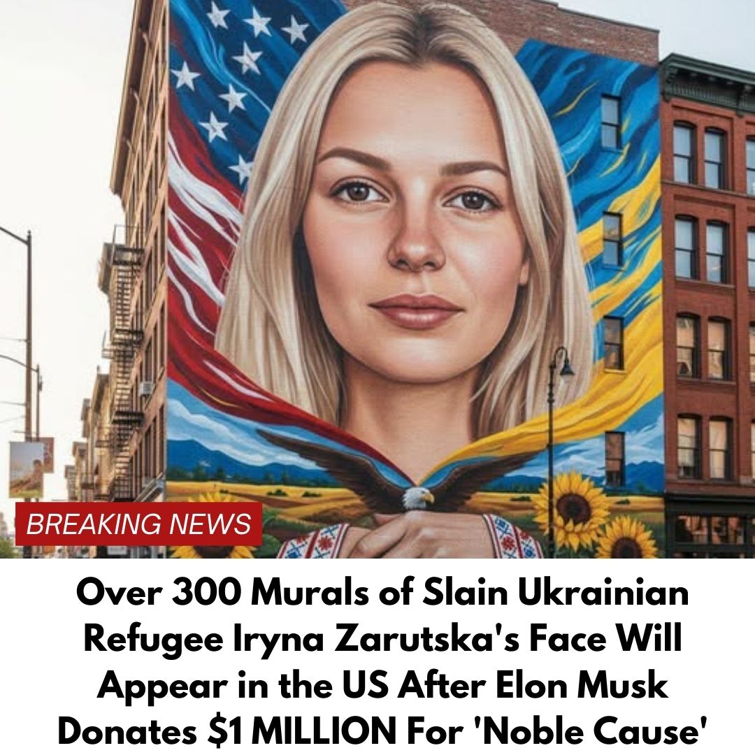 Over 300 Murals of Slain Ukrainian Refugee Iryna Zarutska’s Face Will Appear in the US After Elon Musk Donates $1MILLION For ‘Noble Cause’