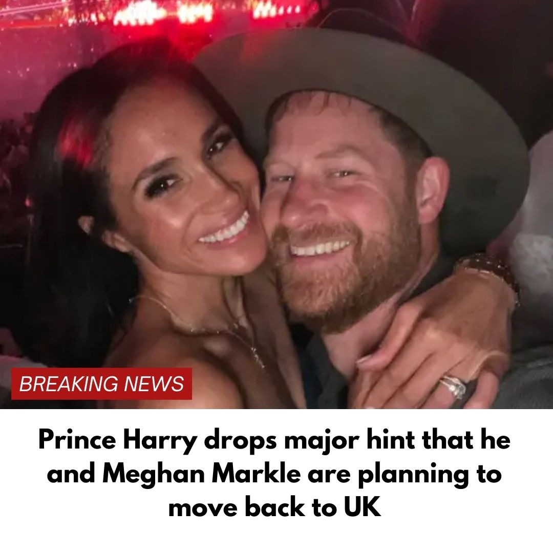 Prince Harry drops major hint that he and Meghan Markle are planning to move back to UK
